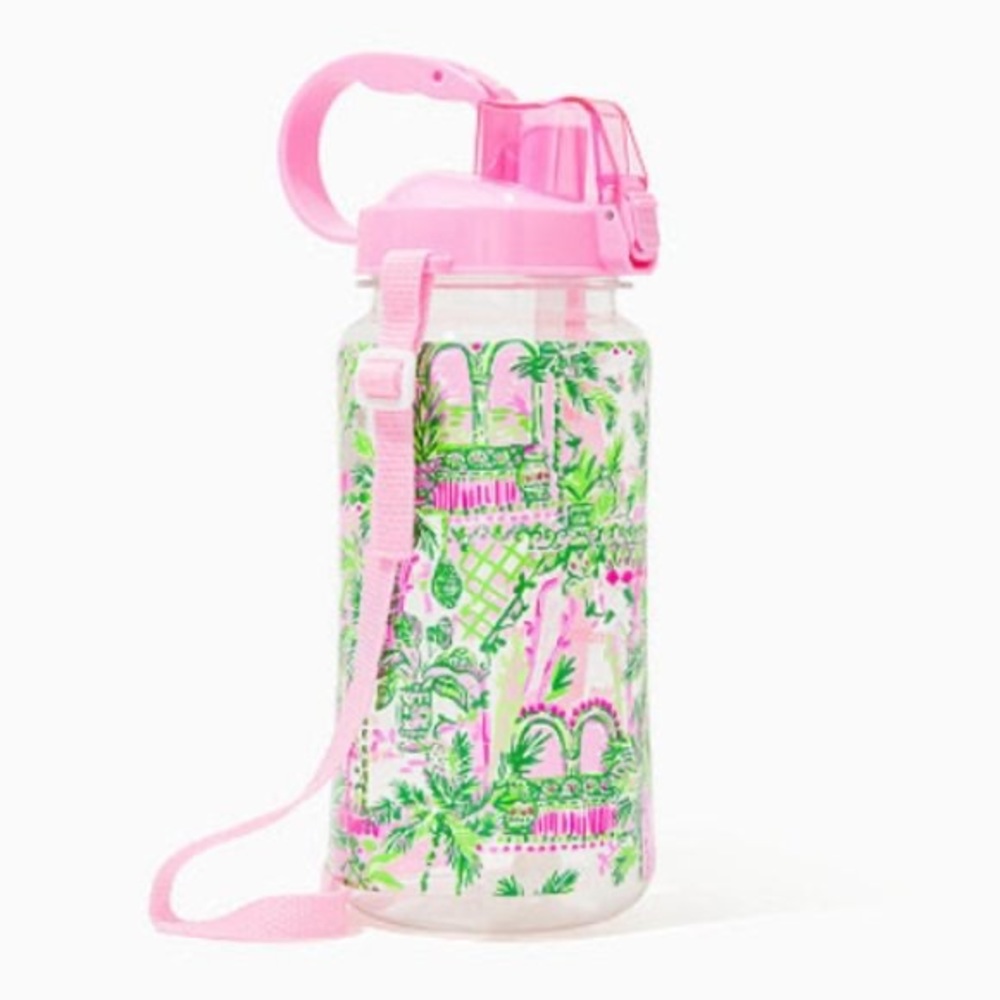 BNIP Lilly Pulitzer GWP- XL Water Bottle & Carrying Strap - Picture 3 of 10